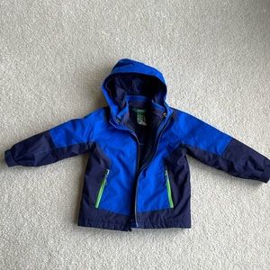 L.L.Bean. Boys 4T. 3-in-1 jacket.